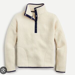 J. Crew: Polartec® Sherpa Fleece Half-snap Pullover